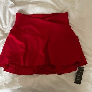 Red Athletic Skirt from Amazon